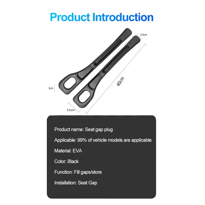 Car Seat Gap Filler Stowing Tidying Side Seam Plug Strip Styling Seat Gap Leak-proof Filling Strip Car Interior Accessories