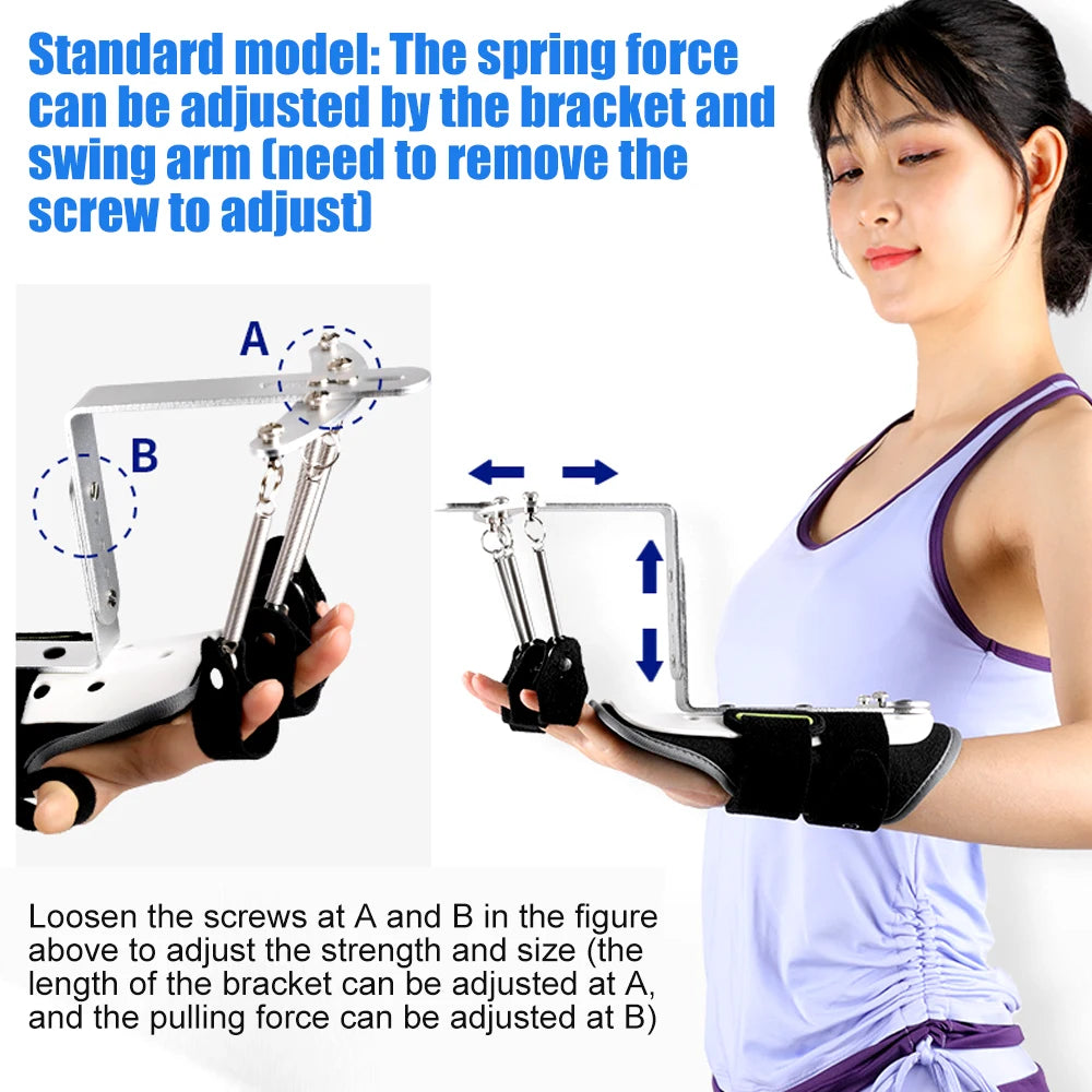 Tcare Hand Posture Corrector PHYSIOTHERAPY REHABILITATION Training Dynamic Finger Orthosis for Apoplexy HEMIPLEGIA Tendon Repair