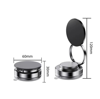 Universal 360° Rotating Magnetic Car Phone Mount - Dashboard & Windshield Compatible Holder for iPhone Android Smartphones
