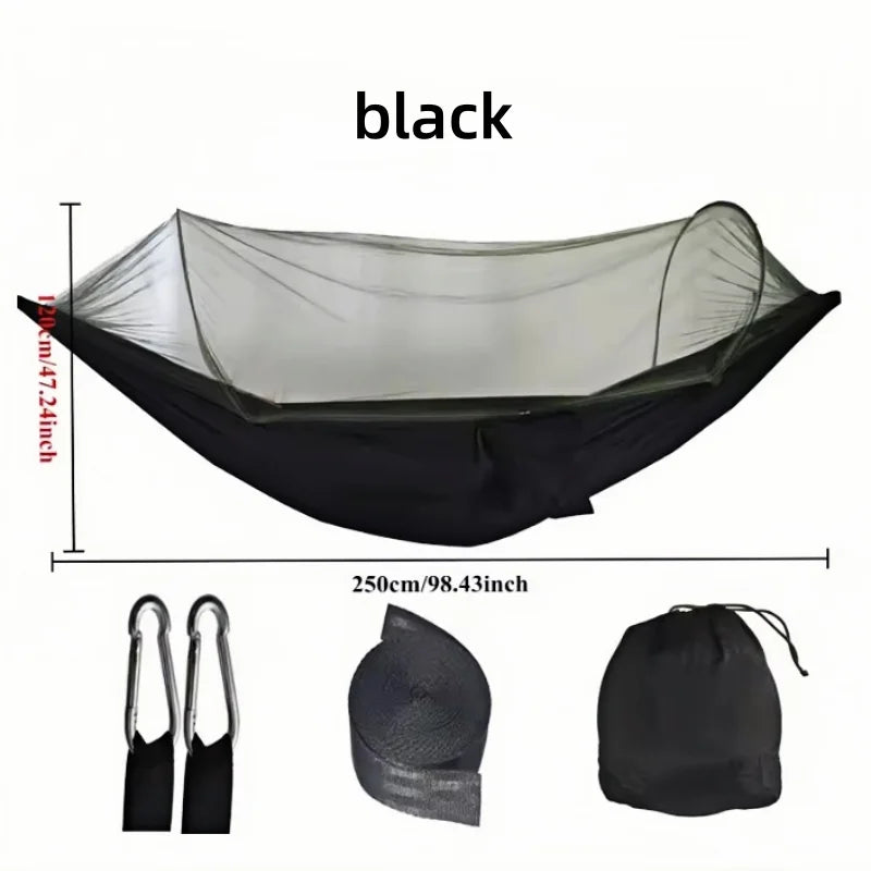 Camping hammock with mosquito net sleeping tent hammock suitable for camping hammock outdoor furniture garden leisure hammock