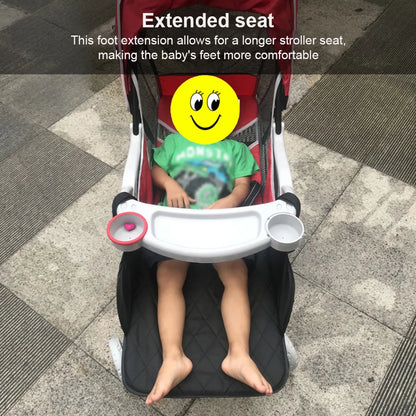 Universal Baby Stroller Footrest with Hook Oxford Cloth Leg Rest Foot Board Toddler Seat Extender Feet Extensions