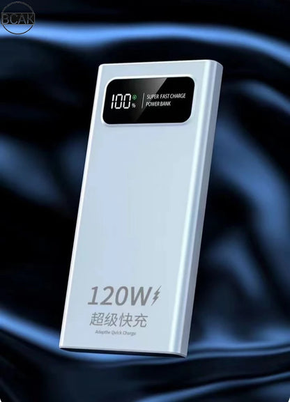 Quality BCAK New 120W Power Bank 20000mAh Super Fast Charging Large Capacity Mobile Power Supply