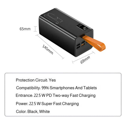 Fast charging power supply equipment rechargeable battery Portable digital MultiOutput MultiInput fast charging Large capacity