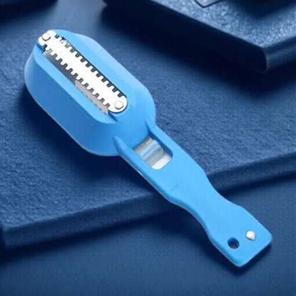 Fish Scale Remover Brush Fishing Scaler Tool Kitchen Cleaning Accessory Fish Skin Scraper Planner Knife for Easy Cooking