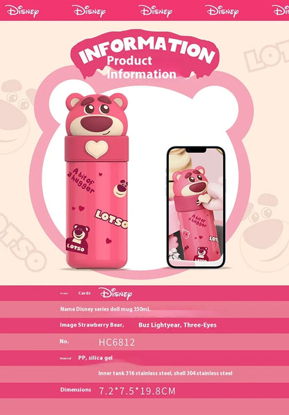 Cartoon Insulated Cup With High Appearance Children'S Water Cup Cute And Portable Student Food Grade Insulated Water Cup Gift