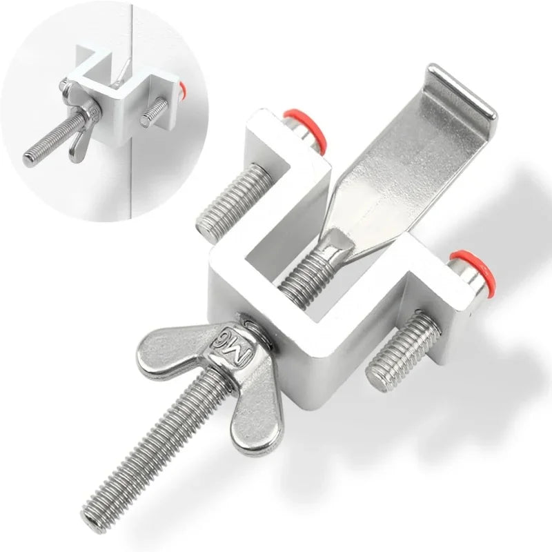 Portable Door Lock Travel Hotel Lock Dual Nut Adjustment Privacy Doors Lock Anti-Theft Door Stopper for Home Security Door Stop