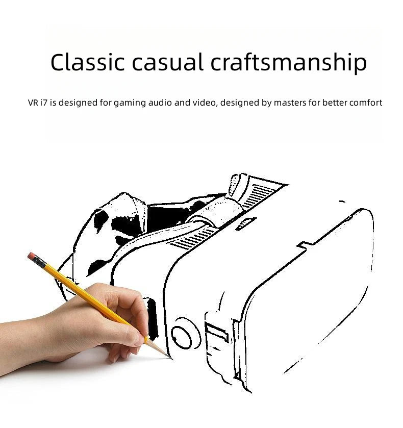 3D VR Glasses Headset Head-Mounted Adjustable VR For 4.7-6.1 Inches Android Smart Phones Virtual Reality Movie Game Helmet