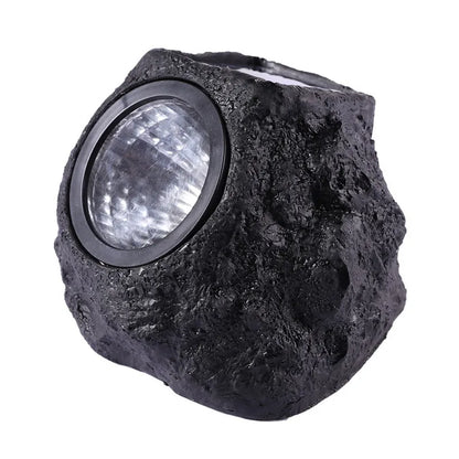 LED Solar Energy Warm Light  Outdoor Garden Lawn Decoration Waterproof Lighting Garden Spotlight Solar Simulation Stone Light