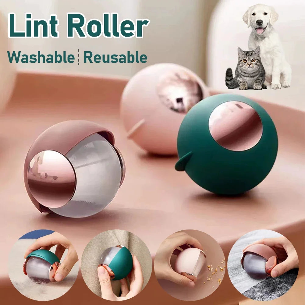 Washable lint remover Pet hair and clothes lint remover Reusable cleaning roller Household lint and dust removal tool.