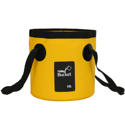 12L 20L Bowl Sink Washing Bag Car Wash Bucket Portable Outdoor Travel Foldable Water Multifunction Folding