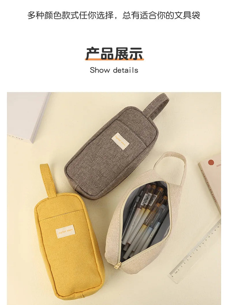 Large Capacity Pencil Case School Supplies Pen Case Estuches Escolar Pencilcase Kalemlik Trousse Kawaii Stationery pencil pouch