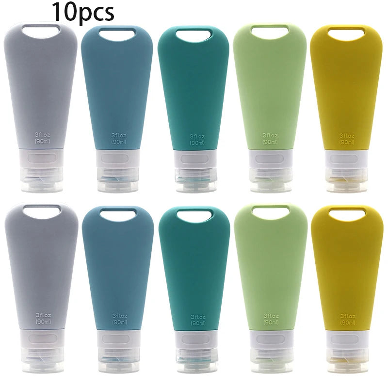 Mini Travel Bottles Set for Toiletries, Leakproof and TSA Approved Dispenser
