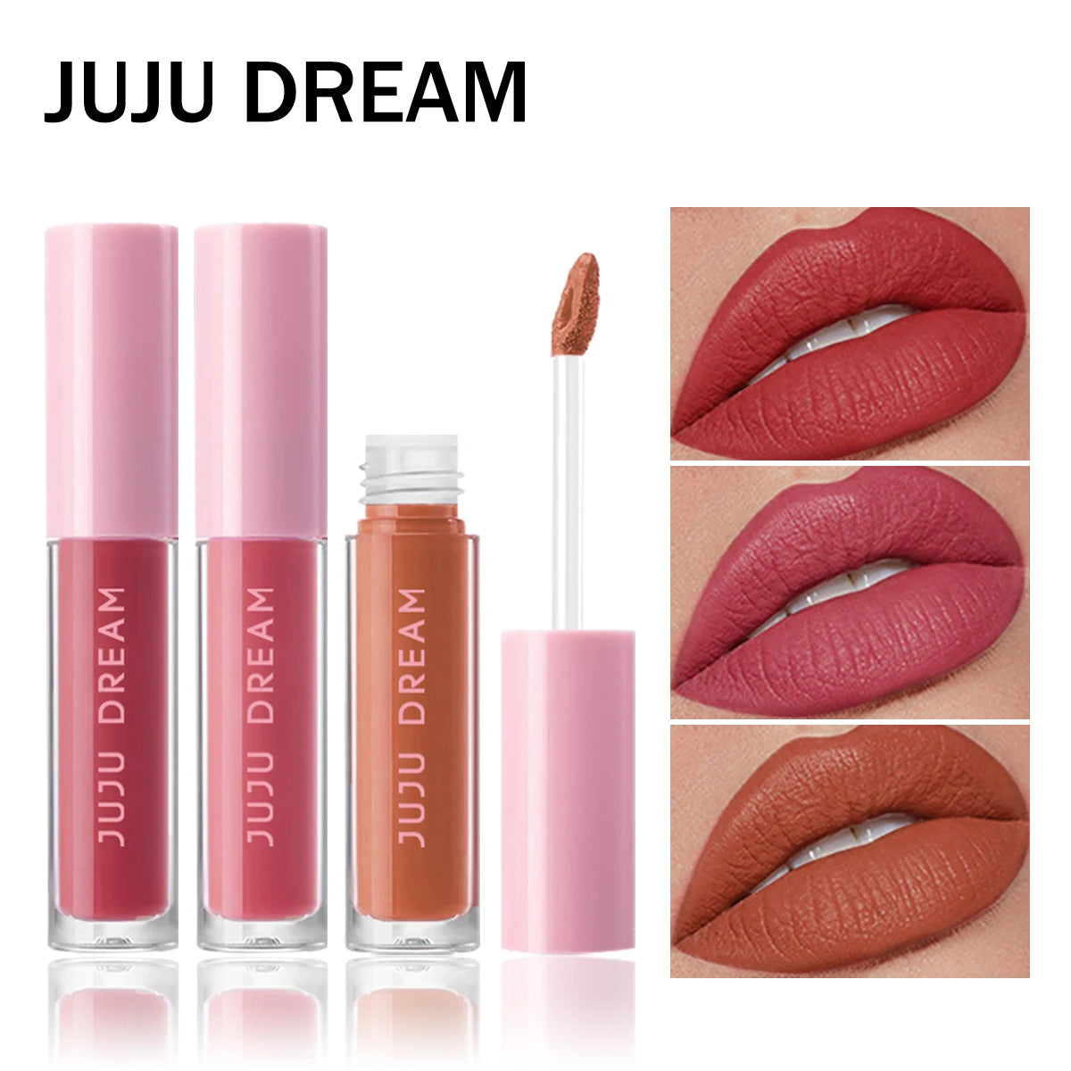 Floral Lip Gloss Water Mist Lip Tint Matte Lightweight and Translucent Lip Stain Whitening Lipstick Non-Transfer
