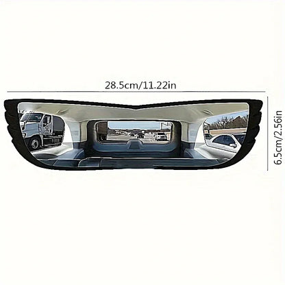 Car ultra wide angle interior rearview mirror large field of view auxiliary mirror reflective mirror borderless reversing mirror