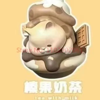 Spot FEMI afternoon tea dessert series tide play blind box hand set up hazelnut milk tea girl birthday gift