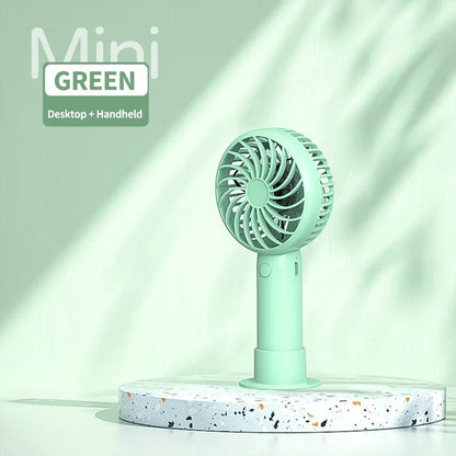 Mini Portable Fans Handheld USB Rechargeable Quiet Handheld Fans Air cooler Outdoor Travel Hand Fan ventilateur portable Fan