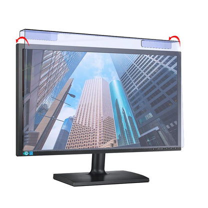 Hanging Blue Light Blocking Screen Protector High-transmittance Anti-UV Eye Protection Film for 20-22'' Desktop Monitor