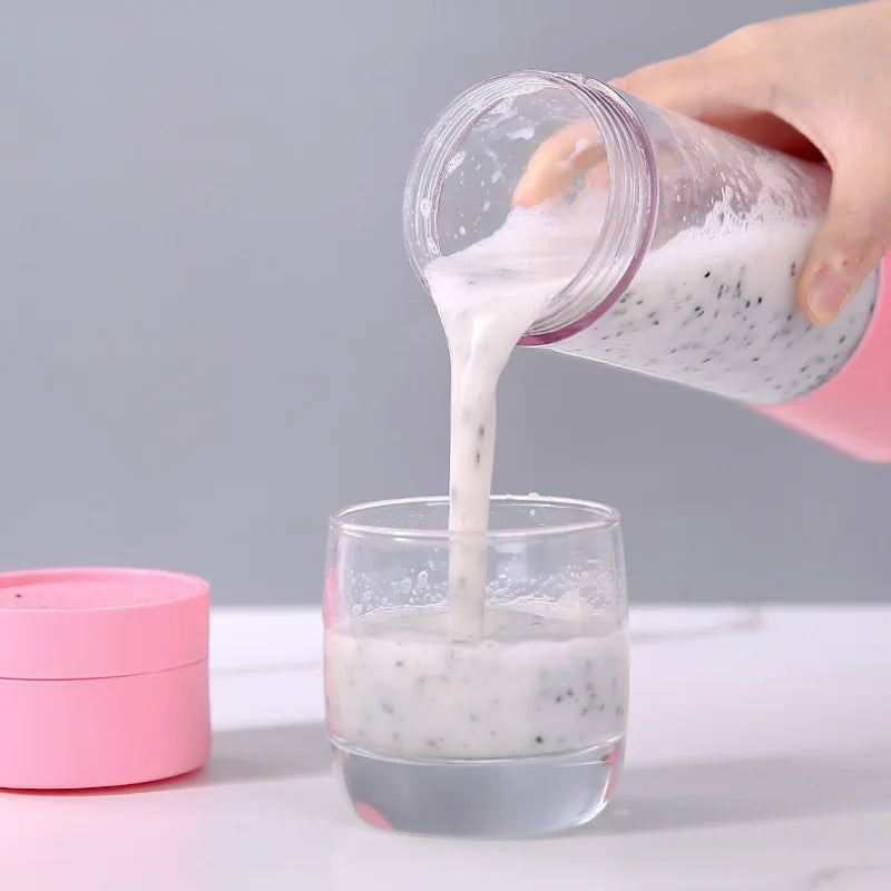 Portable Fruit Juice Blenders Summer Personal Electric Mini Bottle Home USB 6 Blades Juicer Cup Machine For Kitchen Dropshipping