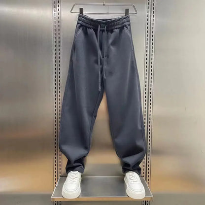 Outdoor Joggers Sweatpants Solid Color Casual Trousers High Quality Cotton Men's Brand Pants