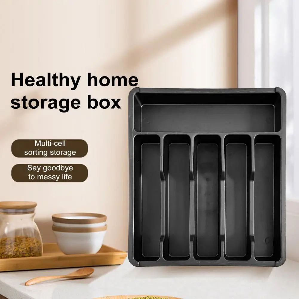 35*31cm Drawer Organizer Tray For Kitchen Drawer Expandable Cutlery Holder Adjustable Utensil Divider Spatula Gadgets Storage