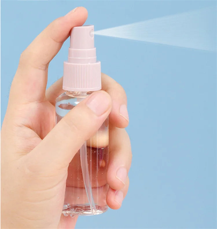 11 Pack Travel Bottles Set Leak Proof Portable Toiletry Squeezable Containers Clear PET Flight Size Cosmetic Containers JAF269