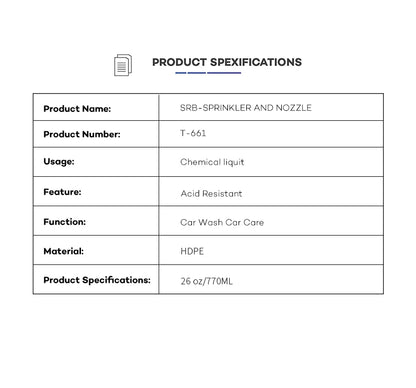 Spray Bottles 26oz/770ml, Refillable Empty Spray Bottles for Cleaning Solutions, Watering Plants, Premium Flex Nozzle, Water Gun