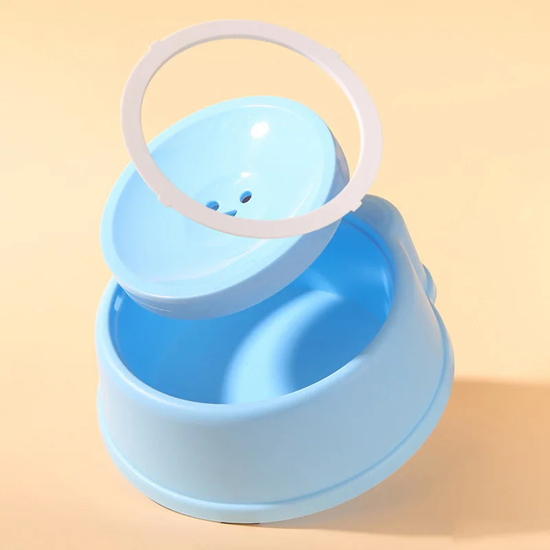 1000ml Anti-splash Dog Drinking Water Bowl Non-Wetting Mouth Floating Pet Bowl for Cats Dogs Puppy Drinking Water Dispenser