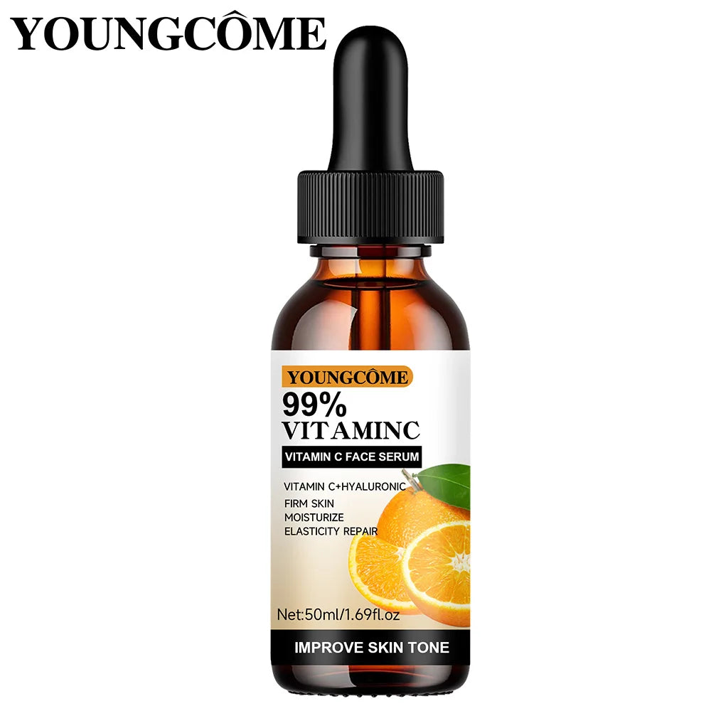 Vitamin C Facial Essence Contains Hyaluronic Acid Vitamin C Dark Spot Remover Moisturizing Repair Anti-aging Essence Facial Skin