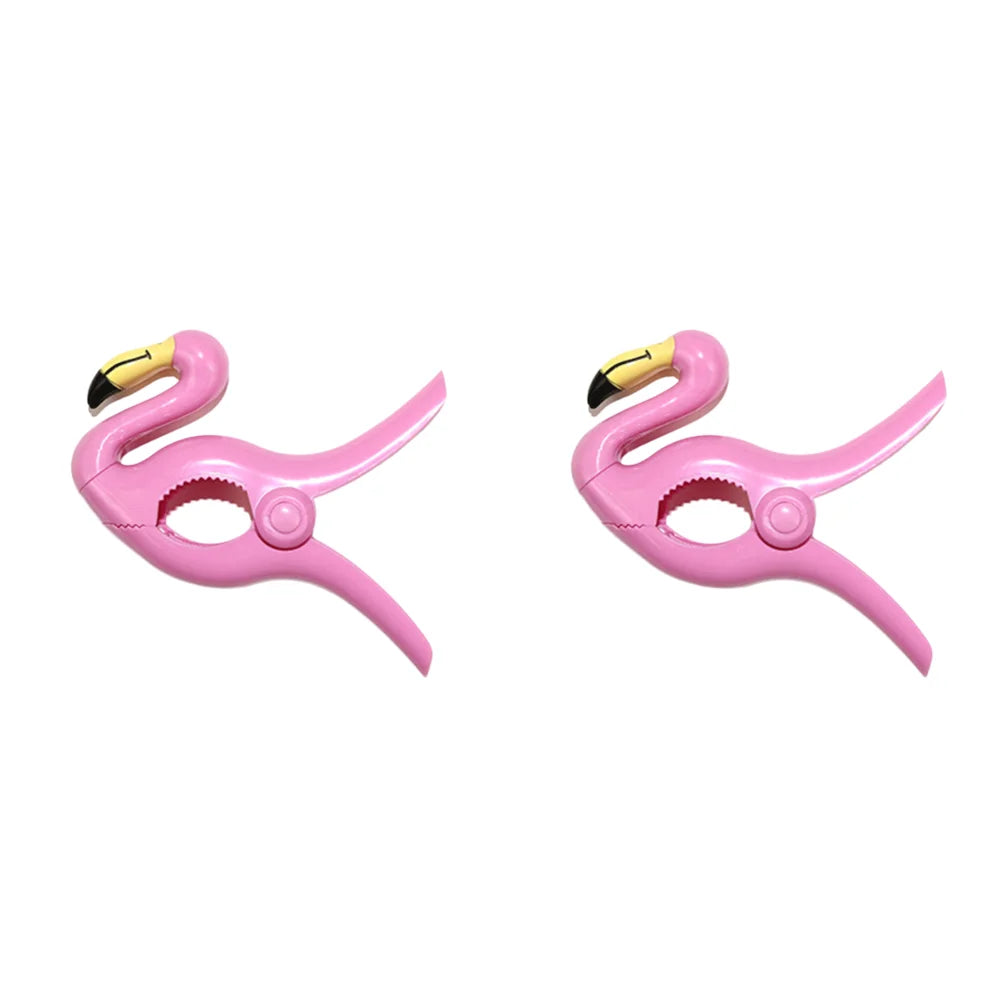 1/2PCS Cute Plastic Beach Towels Clips Large Drying Rack Retaining Clip Windproof Clothes Pegs Pins Animal Decorative Clothespin