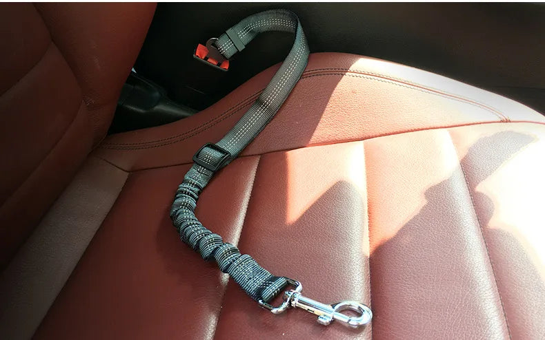 Adjustable Vehicle Seat Belt Pet Supplies Harness, Safe Lever Traction Collar for Dog and Cat Car Safety
