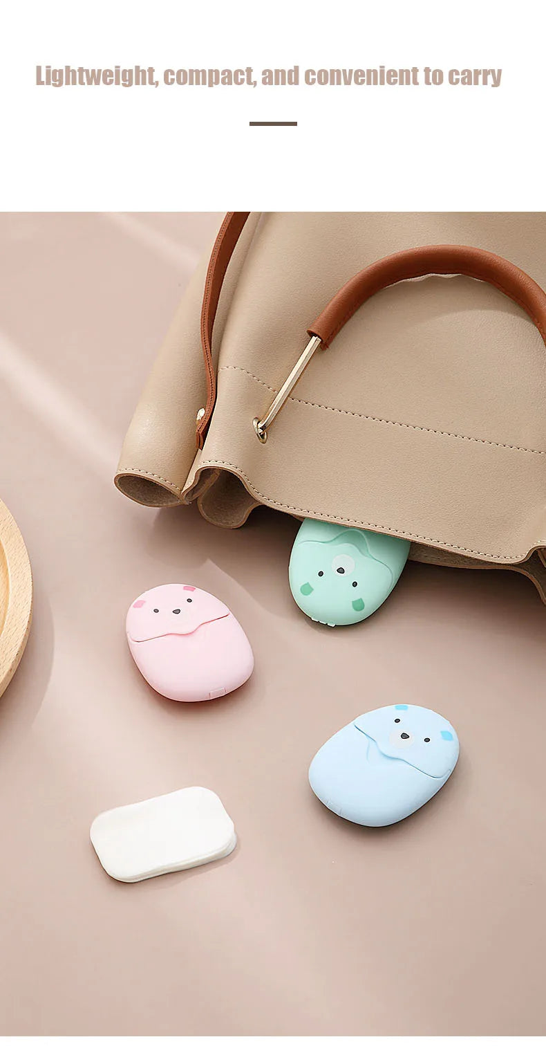 Hand Washing Pads For Outdoor Travel Portable Soap Pads Disposable Hand Washing Soap Paper Soap Pads