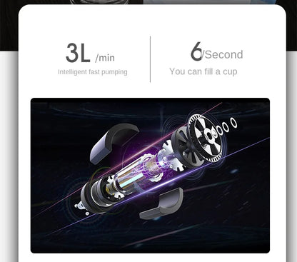 Automatic Water Press Household Barreled Water Electric Water Pump USB Rechargeable Mineral Water Pump Portable Water Dispenser