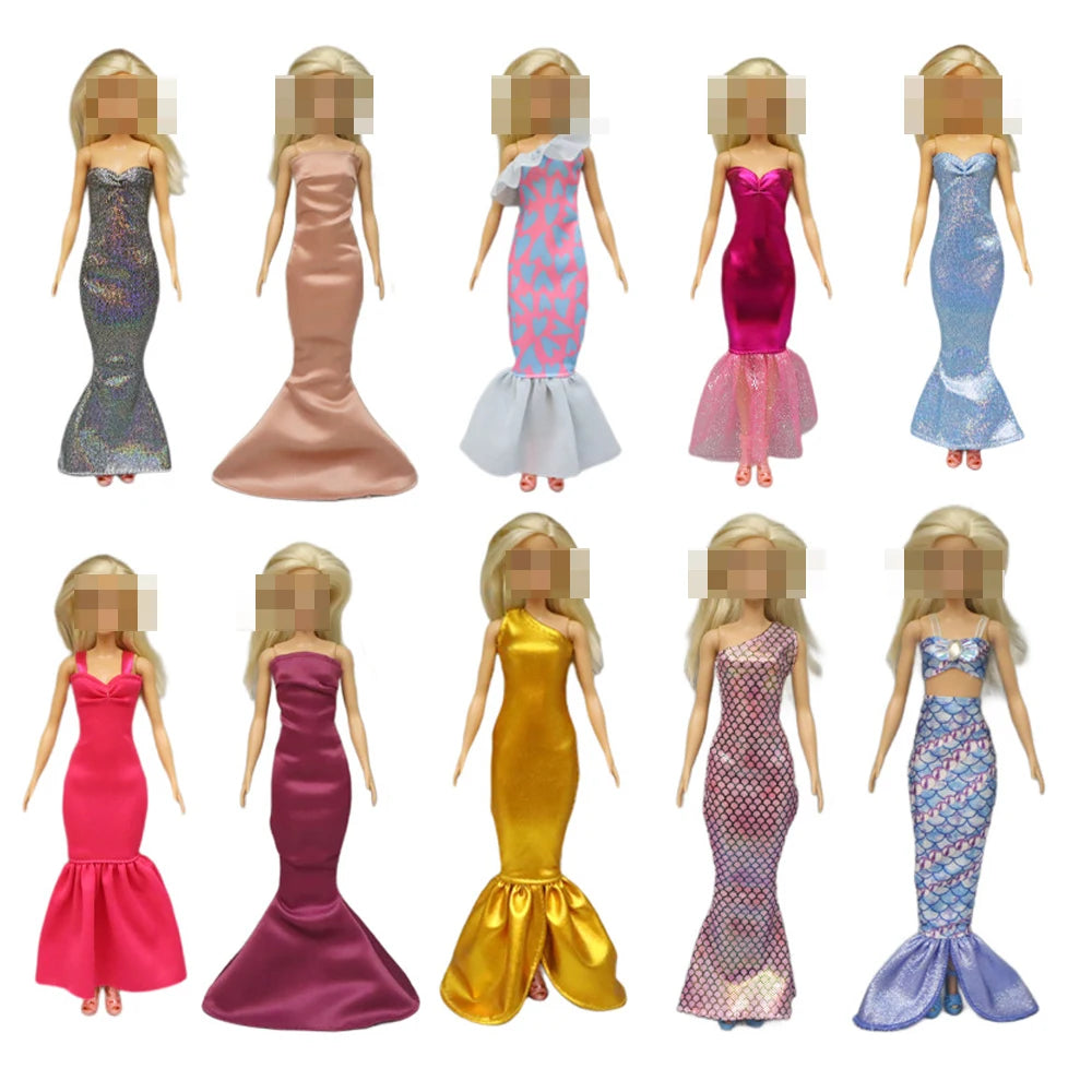 28pcs Fashion Dolls Accessories =1 Gown +3 Dress +2 Suit +2 Swimsuit +3 Glasses +10 Shoes +7 Hanger Clothes for 11.5'' Doll Toys