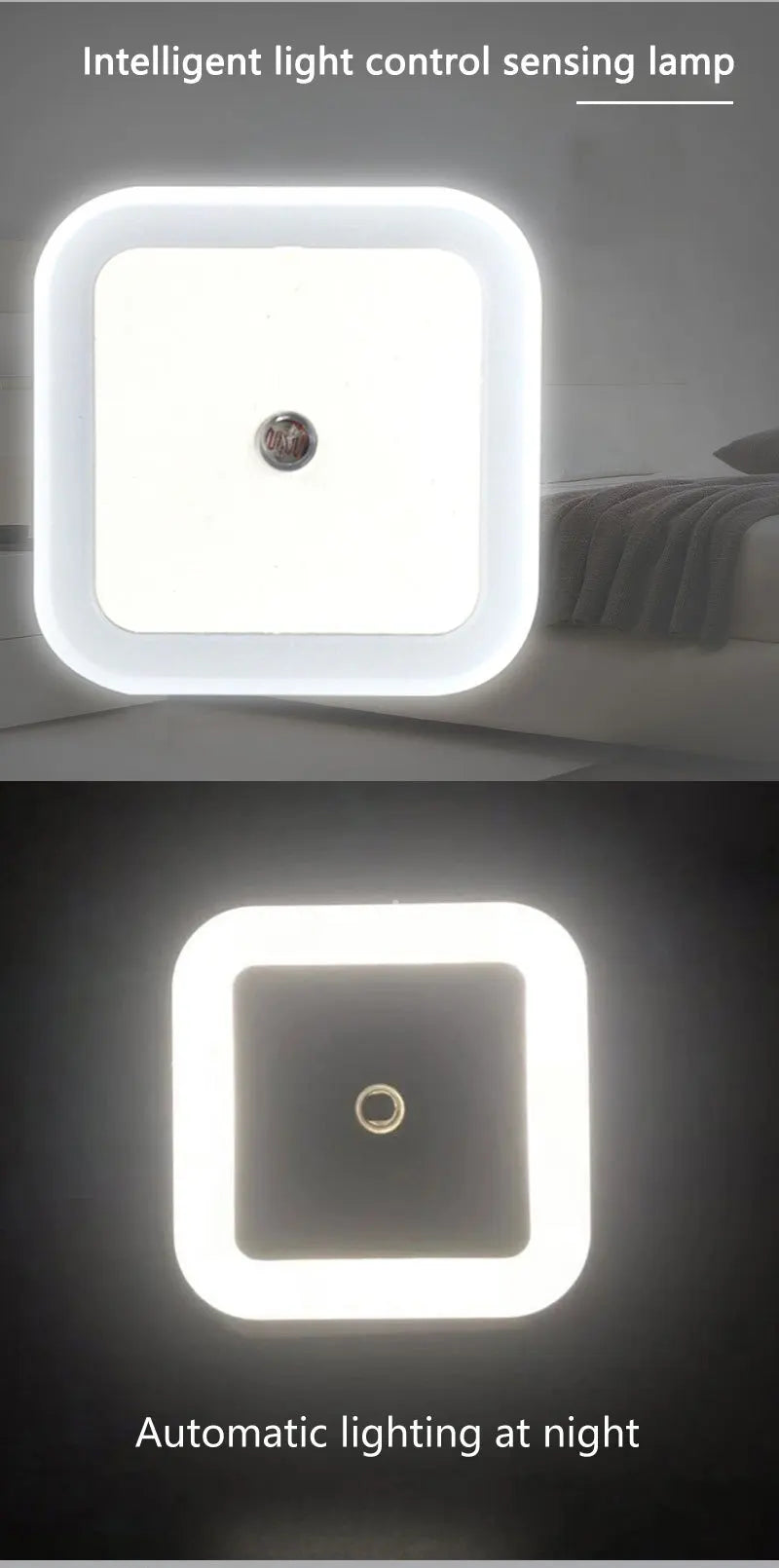 1pc Intelligent LED Induction Light Automatically Lights Up At Night, Creative Night Light
