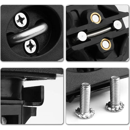 Truck Tie Down Anchor For Ford F-150 2015-2023 F250 F350 Super Duty 17-23 Trunk Retractable Bed Side Wall Hook Ring Anchor Clip