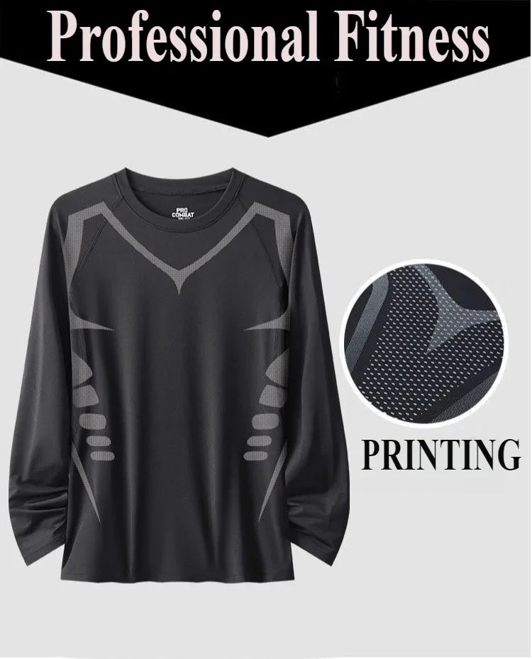 Sports Suit Men's Running Training Clothes Fitness Clothes Spring 2-3 PCS Running Quick-drying Sports Sets Jacket Mens Clothes