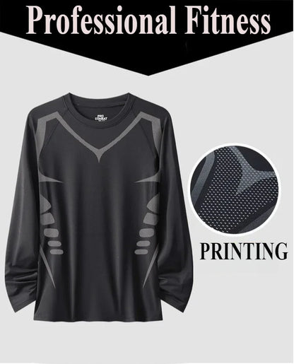 Sports Suit Men's Running Training Clothes Fitness Clothes Spring 2-3 PCS Running Quick-drying Sports Sets Jacket Mens Clothes