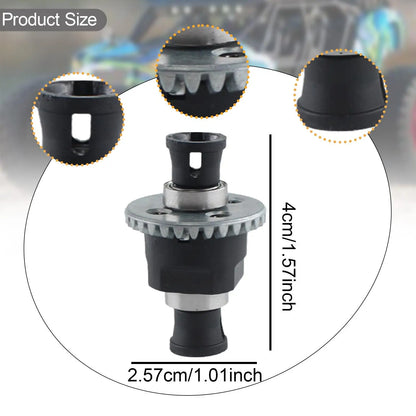 RC Car Differential Spare Parts, 1:18 Scale, DIY Accessory Sturdy Replace Parts for 18101 Crawler Car Model Truck Vehicles