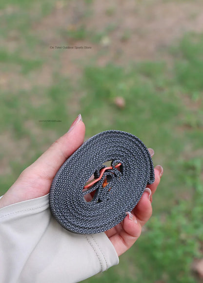 200cm Camping Outdoor Travel Equipment Durable Quick Release Luggage Strap with Stainless Steel Buckle Hook Release Type Gear