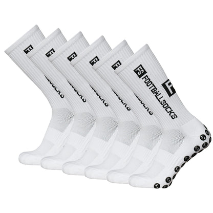 Lixada Outdoor Sports Running Socks Stretcy Socks Athletic Football Soccer Socks Anti-Slip Socks with Grips