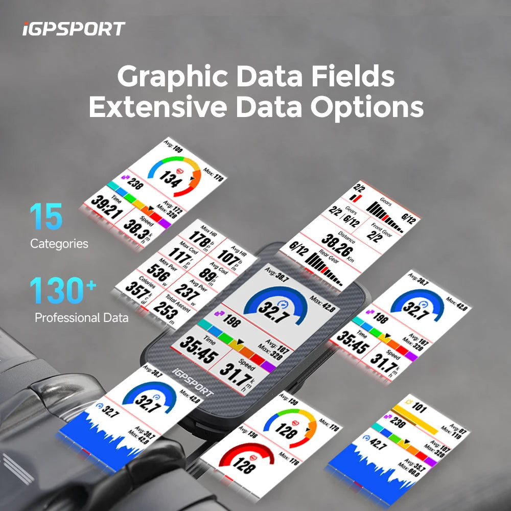 iGPSPORT BSC300T Touch-screen Bike Computer Global Map Cycling Computer Wireless Bike GPS Computer Support E-bike