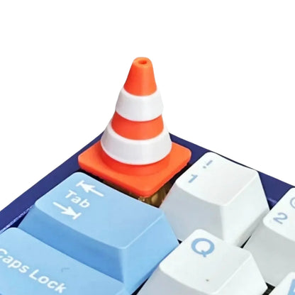 Handmade Resin Animal Keycap Creative Barricade Design for Mechanical Keyboard Custom Artisan Personality Key Caps Accessories