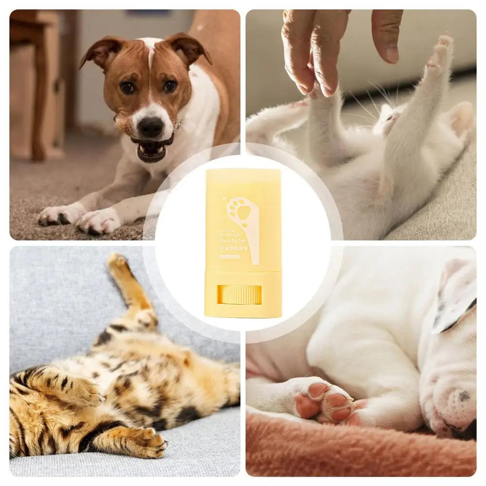 dog paw pad balm Cats Cat Paw Moisturizer Dog Balm Dog Paw Wax Coconut Oil Paw Pad Protection Balm Pet Supplies