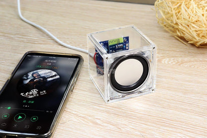 Mini Bluetooth Speaker Making Kit Small Audio Parts Electronic DIY Power Amplifier Mobile Speaker Electronic Kit Soldering
