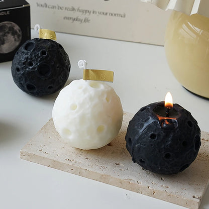 Creative Lunar Shape Scented Candles Home Decor Candle For Party Birthday Room Decoration Gift