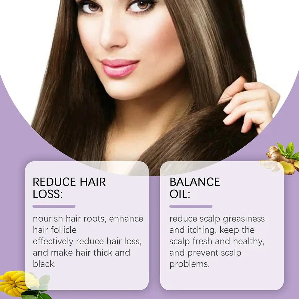 Hair Serum Butterfly Pea Flower,coconut Oil,centella Hair Oil Nourishing Scalp Treatment Anti-Frizz Repair Damage Hair Care