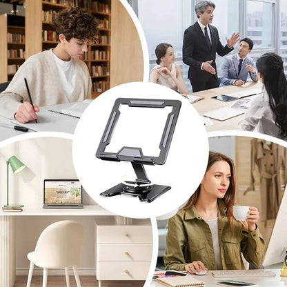 Tablet Holder Rotatable Hollow Tablet Stand Laptop Holder Tablet Mount Tablets Mount Bracket Stable & Foldable For Offices