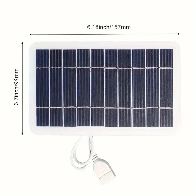 Sunpower Portable 5V 35WSolar Panel with USB Safe Stabilize Charger for Phone Power Bank Outdoor Camping Home RV Gift Use