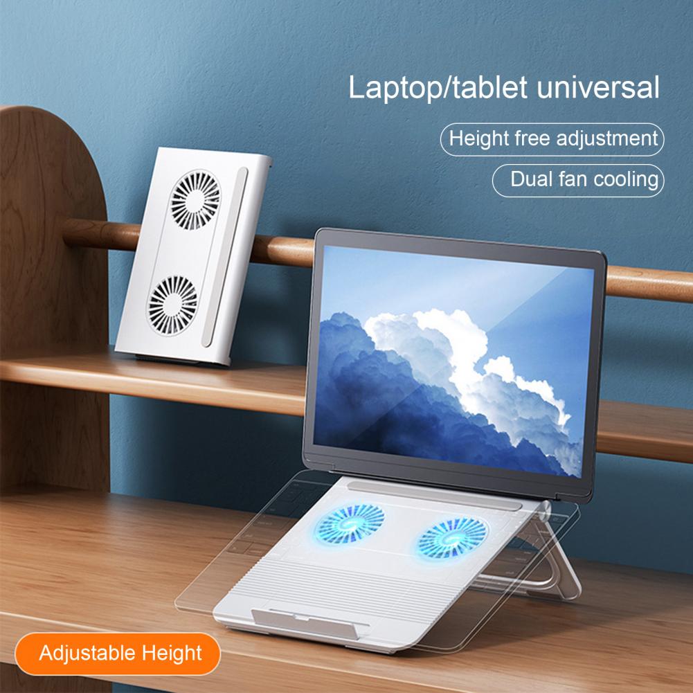 Laptop Cooler Silent Computer Cooling Fans Slim Portable Laptop Cooler Mute Base Game Laptop Stable Stand Laptop Air Cooling