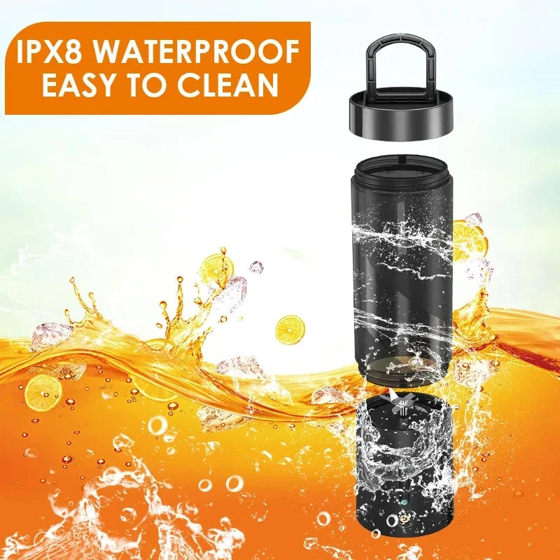 New Portable Blender Fresh Juice Mixer Electric Wireless Charge Mini Fruit Mixers Juicer Cup Blender Milkshake Juice Maker Ma